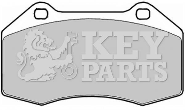 Key parts KBP1909 Гальмівні колодки, комплект KBP1909: Приваблива ціна - Купити у Польщі на 2407.PL!