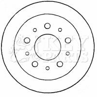 Key parts KBD4609 Tarcza hamulcowa tylna, niewentylowana KBD4609: Atrakcyjna cena w Polsce na 2407.PL - Zamów teraz!