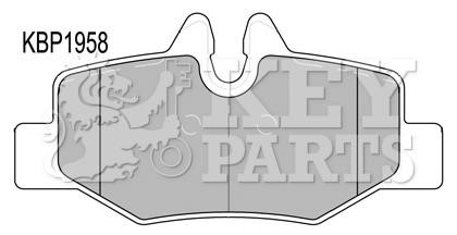 Key parts KBP1958 Brake Pad Set, disc brake KBP1958: Buy near me in Poland at 2407.PL - Good price!