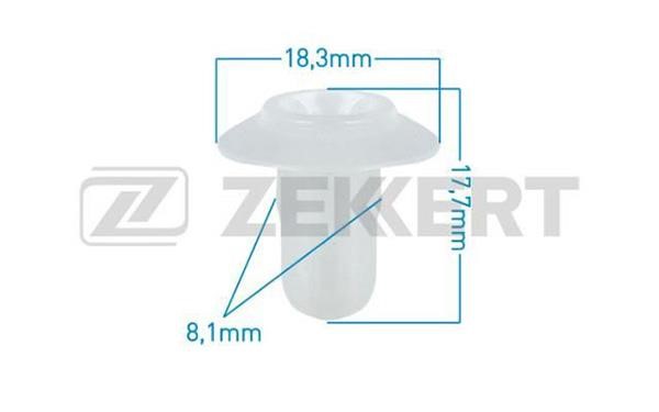 Zekkert BE-1809 Clip, trim/protective strip BE1809: Buy near me in Poland at 2407.PL - Good price!