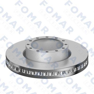 Fomar friction FO 0186 PRO Front brake disc ventilated FO0186PRO: Buy near me in Poland at 2407.PL - Good price!