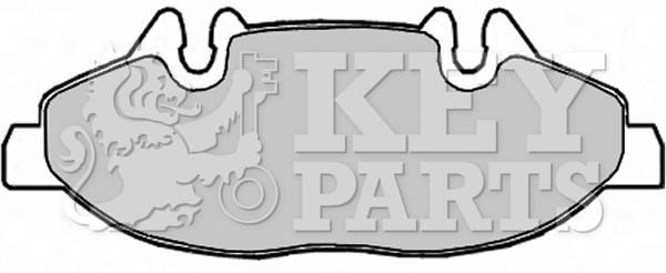 Key parts KBP1949 Гальмівні колодки, комплект KBP1949: Приваблива ціна - Купити у Польщі на 2407.PL!