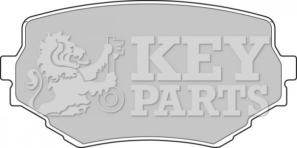 Key parts KBP1597 Klocki hamulcowe, zestaw KBP1597: Dobra cena w Polsce na 2407.PL - Kup Teraz!