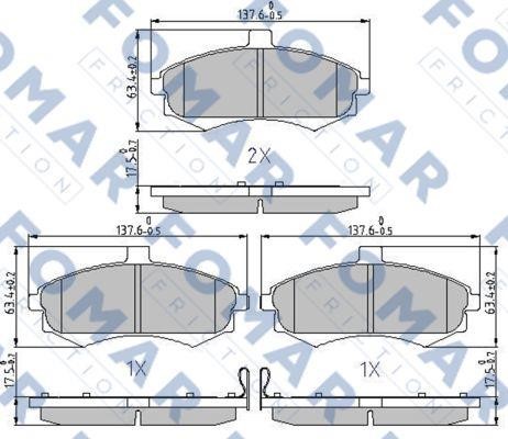 Fomar friction FO 899581 Klocki hamulcowe, zestaw FO899581: Dobra cena w Polsce na 2407.PL - Kup Teraz!