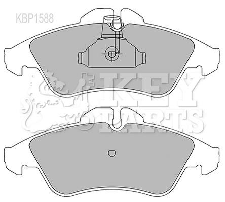 Key parts KBP1588 Brake Pad Set, disc brake KBP1588: Buy near me in Poland at 2407.PL - Good price!
