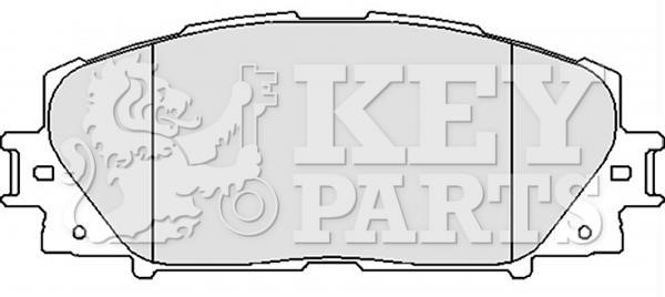 Key parts KBP2123 Brake Pad Set, disc brake KBP2123: Buy near me in Poland at 2407.PL - Good price!