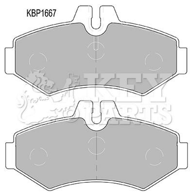 Key parts KBP1667 Тормозные колодки дисковые, комплект KBP1667: Купить в Польше - Отличная цена на 2407.PL!