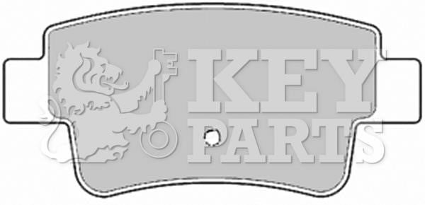 Key parts KBP1946 Brake Pad Set, disc brake KBP1946: Buy near me in Poland at 2407.PL - Good price!