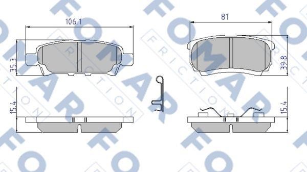 Fomar friction FO 921781 Klocki hamulcowe, zestaw FO921781: Dobra cena w Polsce na 2407.PL - Kup Teraz!