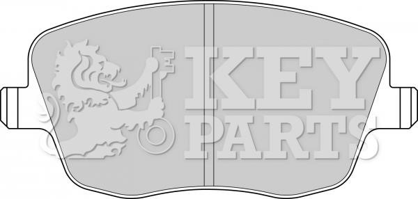 Key parts KBP1825 Brake Pad Set, disc brake KBP1825: Buy near me in Poland at 2407.PL - Good price!