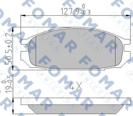 Fomar friction FO 487681 Klocki hamulcowe, zestaw FO487681: Dobra cena w Polsce na 2407.PL - Kup Teraz!