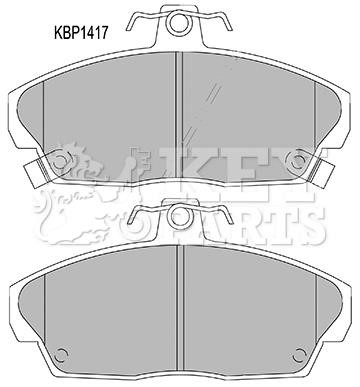 Key parts KBP1417 Brake Pad Set, disc brake KBP1417: Buy near me in Poland at 2407.PL - Good price!