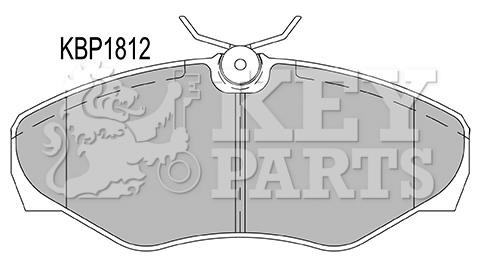Key parts KBP1812 Klocki hamulcowe, zestaw KBP1812: Dobra cena w Polsce na 2407.PL - Kup Teraz!