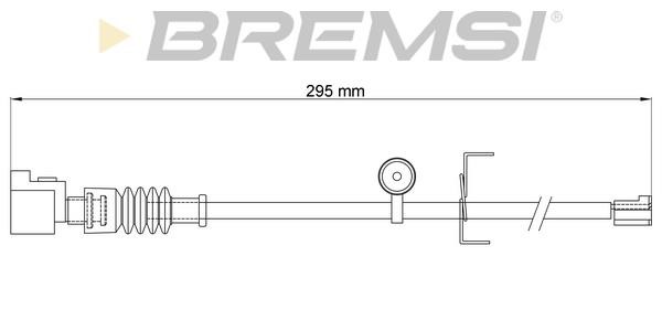 Bremsi WI0907 Датчик зносу гальмівних колодок WI0907: Приваблива ціна - Купити у Польщі на 2407.PL!