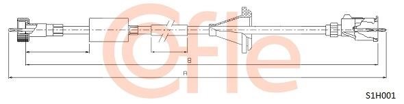 Cofle 92.S1H001 Tacho Shaft 92S1H001: Buy near me in Poland at 2407.PL - Good price!