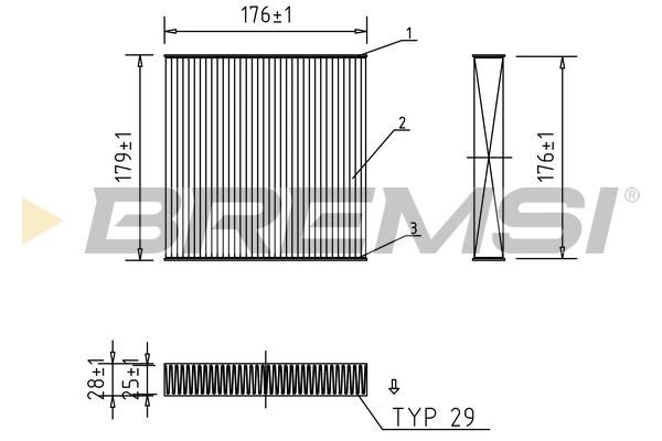 Bremsi FC0420 Filter, Innenraumluft FC0420: Kaufen Sie zu einem guten Preis in Polen bei 2407.PL!