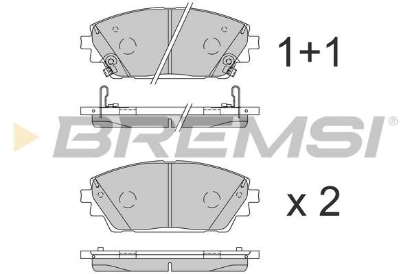 Bremsi BP3861 Тормозные колодки дисковые, комплект BP3861: Отличная цена - Купить в Польше на 2407.PL!