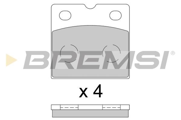 Bremsi BP3851 Тормозные колодки дисковые задние, комплект BP3851: Отличная цена - Купить в Польше на 2407.PL!