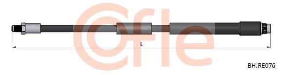 Cofle 92.BH.RE076 Brake Hose 92BHRE076: Buy near me in Poland at 2407.PL - Good price!