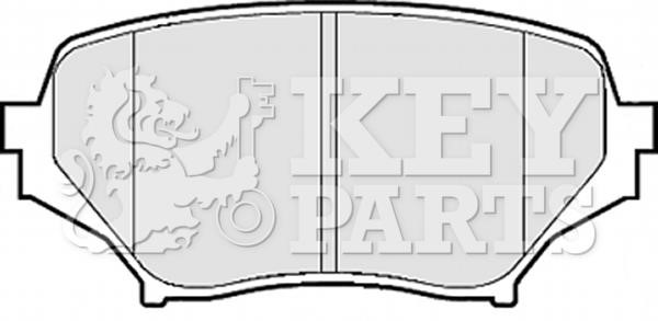 Key parts KBP2075 Гальмівні колодки, комплект KBP2075: Приваблива ціна - Купити у Польщі на 2407.PL!