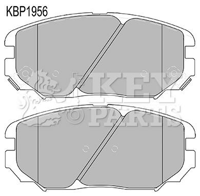 Key parts KBP1956 Brake Pad Set, disc brake KBP1956: Buy near me in Poland at 2407.PL - Good price!