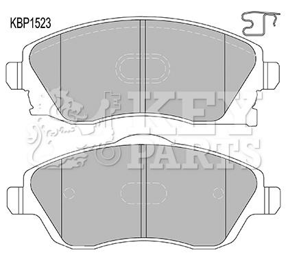 Key parts KBP1523 Brake Pad Set, disc brake KBP1523: Buy near me in Poland at 2407.PL - Good price!