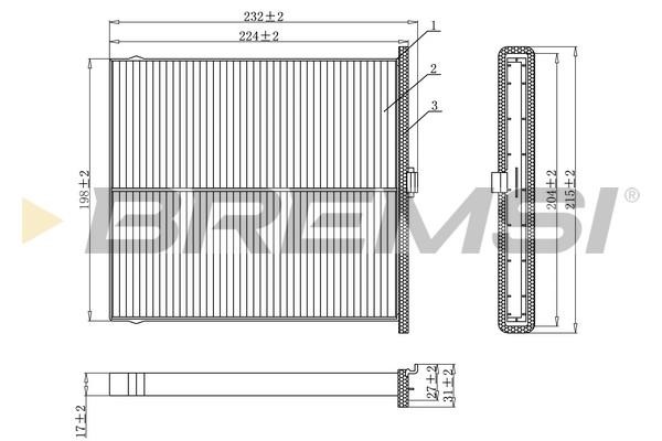 Bremsi FC0919 Filter, Innenraumluft FC0919: Kaufen Sie zu einem guten Preis in Polen bei 2407.PL!