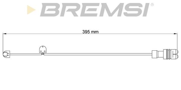 Bremsi WI0705 Датчик зносу гальмівних колодок WI0705: Приваблива ціна - Купити у Польщі на 2407.PL!