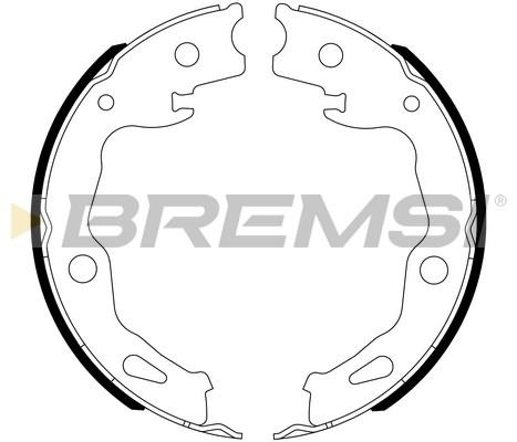 Bremsi GF1117 Parking brake shoes GF1117: Buy near me in Poland at 2407.PL - Good price!