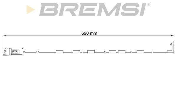 Bremsi WI0524 Bremsbelagwarnkontakte WI0524: Kaufen Sie zu einem guten Preis in Polen bei 2407.PL!