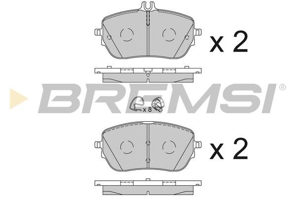 Bremsi BP3853 Тормозные колодки дисковые, комплект BP3853: Отличная цена - Купить в Польше на 2407.PL!