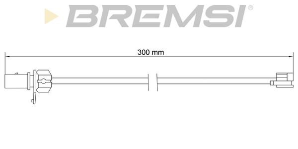 Bremsi WI0944 Датчик износа тормозных колодок WI0944: Отличная цена - Купить в Польше на 2407.PL!