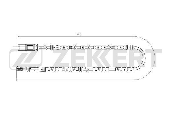 Zekkert BS-8101 Czujnik zużycia klocków hamulcowych BS8101: Dobra cena w Polsce na 2407.PL - Kup Teraz!