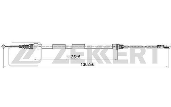 Zekkert BZ-1152 Cable, parking brake BZ1152: Buy near me in Poland at 2407.PL - Good price!