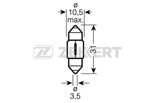 Zekkert LP-1106 Лампа галогенная 12В LP1106: Отличная цена - Купить в Польше на 2407.PL!