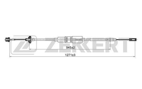 Zekkert BZ-1227 Cięgło, sterowanie sprzęgłem BZ1227: Dobra cena w Polsce na 2407.PL - Kup Teraz!