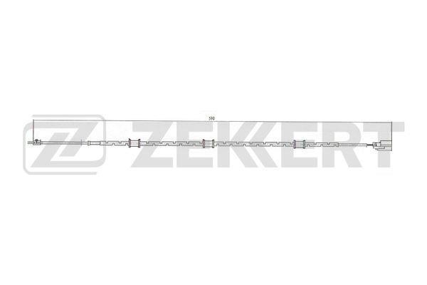 Zekkert BS-8111 Czujnik zużycia klocków hamulcowych BS8111: Dobra cena w Polsce na 2407.PL - Kup Teraz!