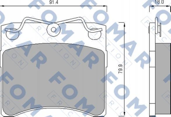 Fomar friction FO 476381 Klocki hamulcowe, zestaw FO476381: Dobra cena w Polsce na 2407.PL - Kup Teraz!