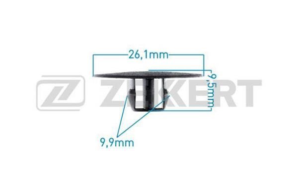 Zekkert BE-2496 Clip, trim/protective strip BE2496: Buy near me in Poland at 2407.PL - Good price!