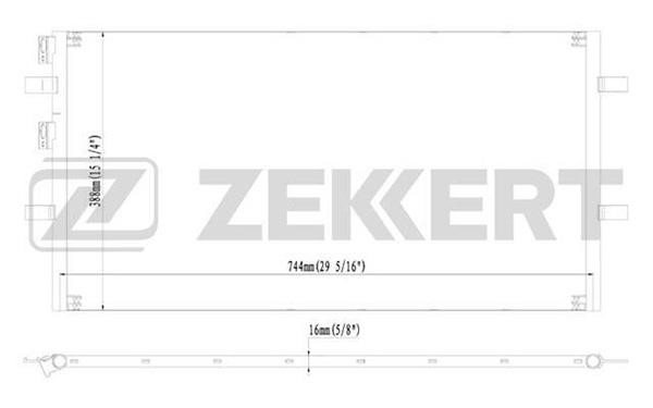Zekkert MK-3120 Condenser MK3120: Buy near me in Poland at 2407.PL - Good price!