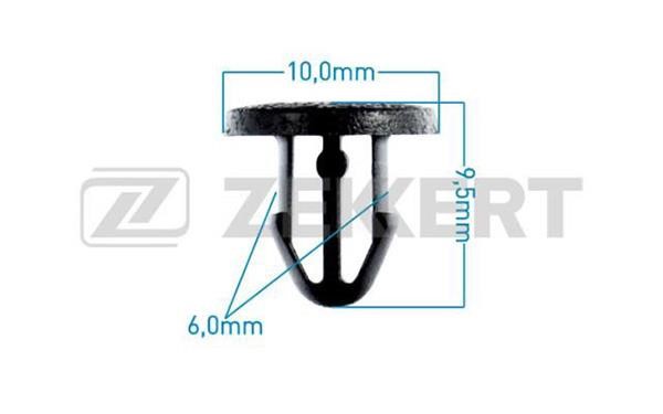 Zekkert BE-3391 Clip, trim/protective strip BE3391: Buy near me in Poland at 2407.PL - Good price!