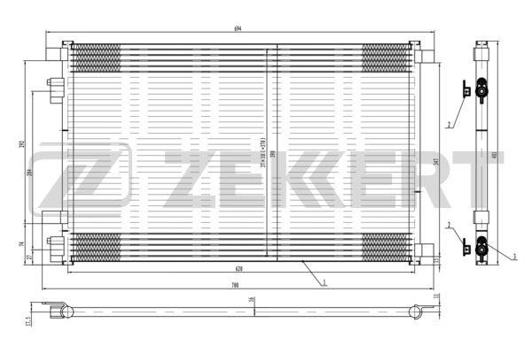 Zekkert MK-3045 Kühlmodul MK3045: Kaufen Sie zu einem guten Preis in Polen bei 2407.PL!