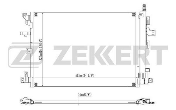 Zekkert MK-3111 Condenser MK3111: Buy near me in Poland at 2407.PL - Good price!