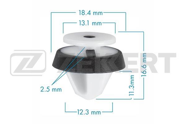 Zekkert BE-3563 Clip, trim/protective strip BE3563: Buy near me at 2407.PL in Poland at an Affordable price!