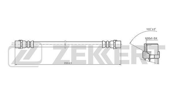 Zekkert BS-9393 Тормозной шланг BS9393: Отличная цена - Купить в Польше на 2407.PL!