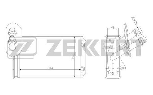 Zekkert MK-5035 Радиатор отоп. MK5035: Отличная цена - Купить в Польше на 2407.PL!