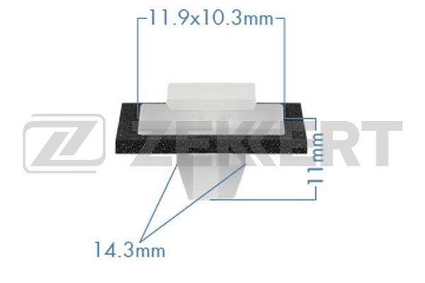 Zekkert BE-3550 Clip, trim/protective strip BE3550: Buy near me at 2407.PL in Poland at an Affordable price!