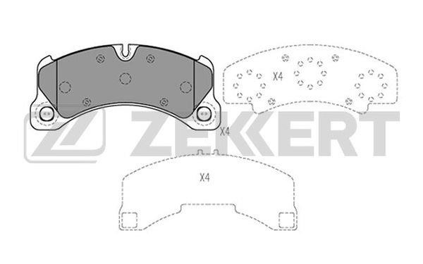 Zekkert BS-2459 Front disc brake pads, set BS2459: Buy near me in Poland at 2407.PL - Good price!