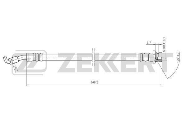 Zekkert BS-9464 Тормозной шланг BS9464: Купить в Польше - Отличная цена на 2407.PL!