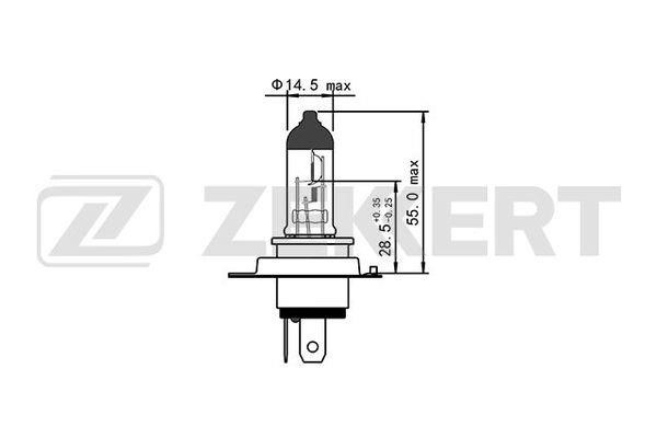 Zekkert LP-1147 Лампа галогенна 12В H4 80/85Вт LP1147: Приваблива ціна - Купити у Польщі на 2407.PL!